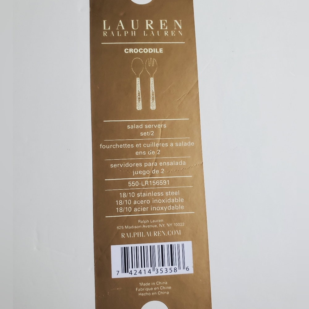 Ralph Lauren salad server set - Picture 4 of 4
